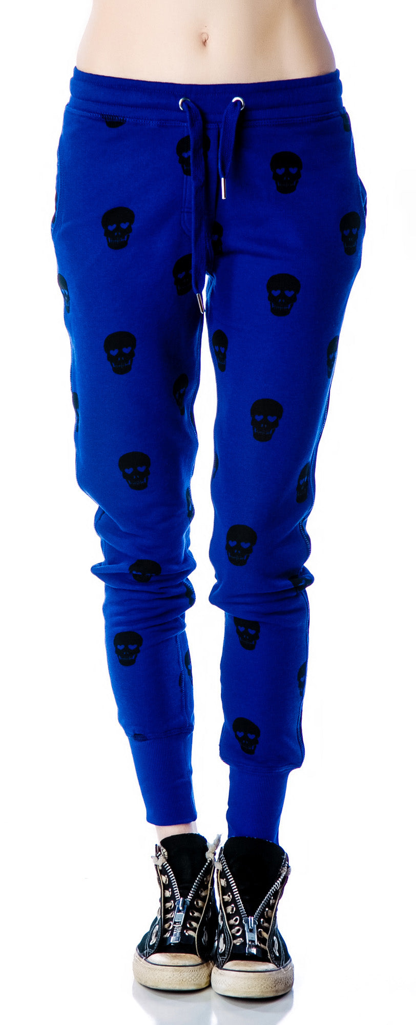 Skull Sweatpants - Blue