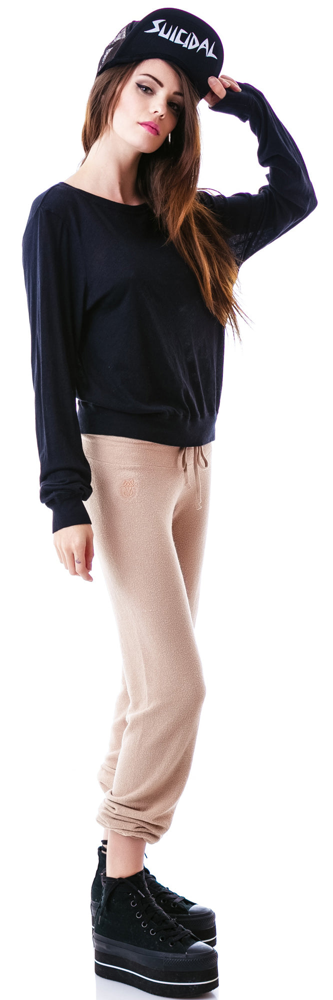 Essentials Baggy Beach Jumper - Light Brown