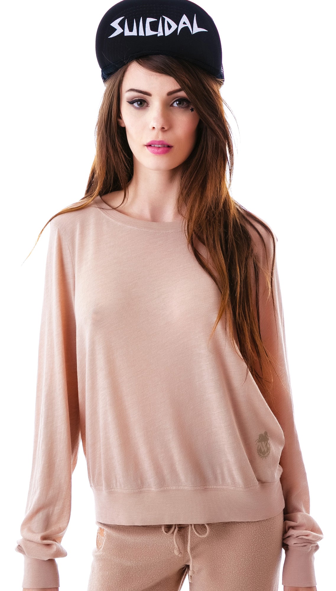 Essentials Baggy Beach Jumper - White