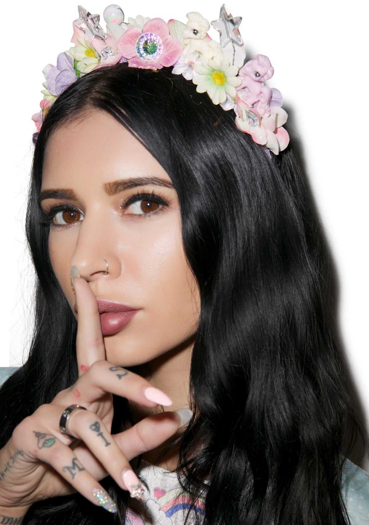 Flower Bomb Headband - Green