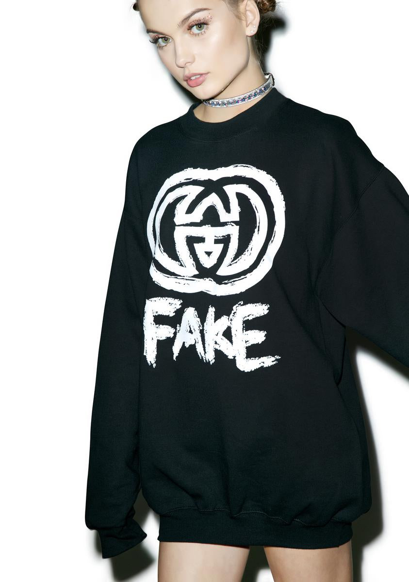 Fake GG Sweatshirt - Pink