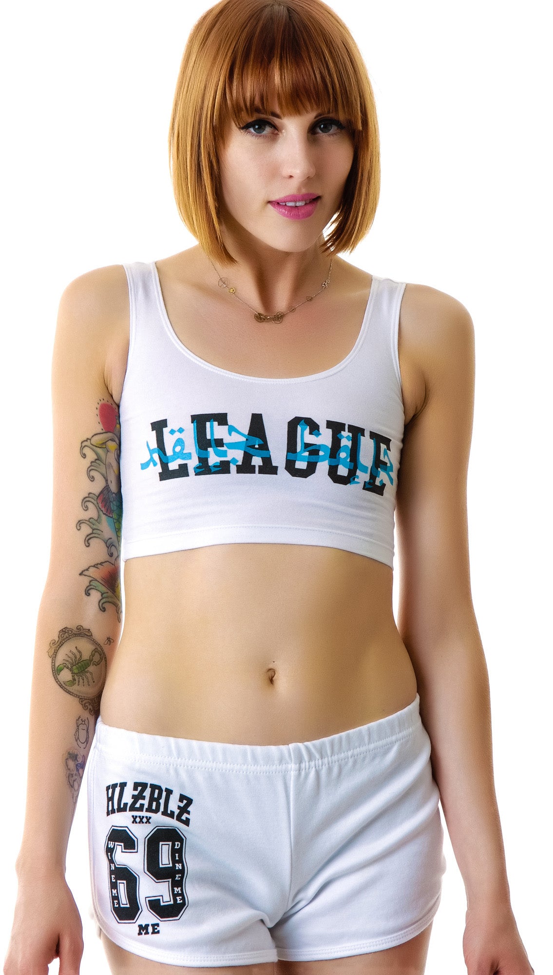 x Belle of the Brawl Sixty-Nine Shorts - White