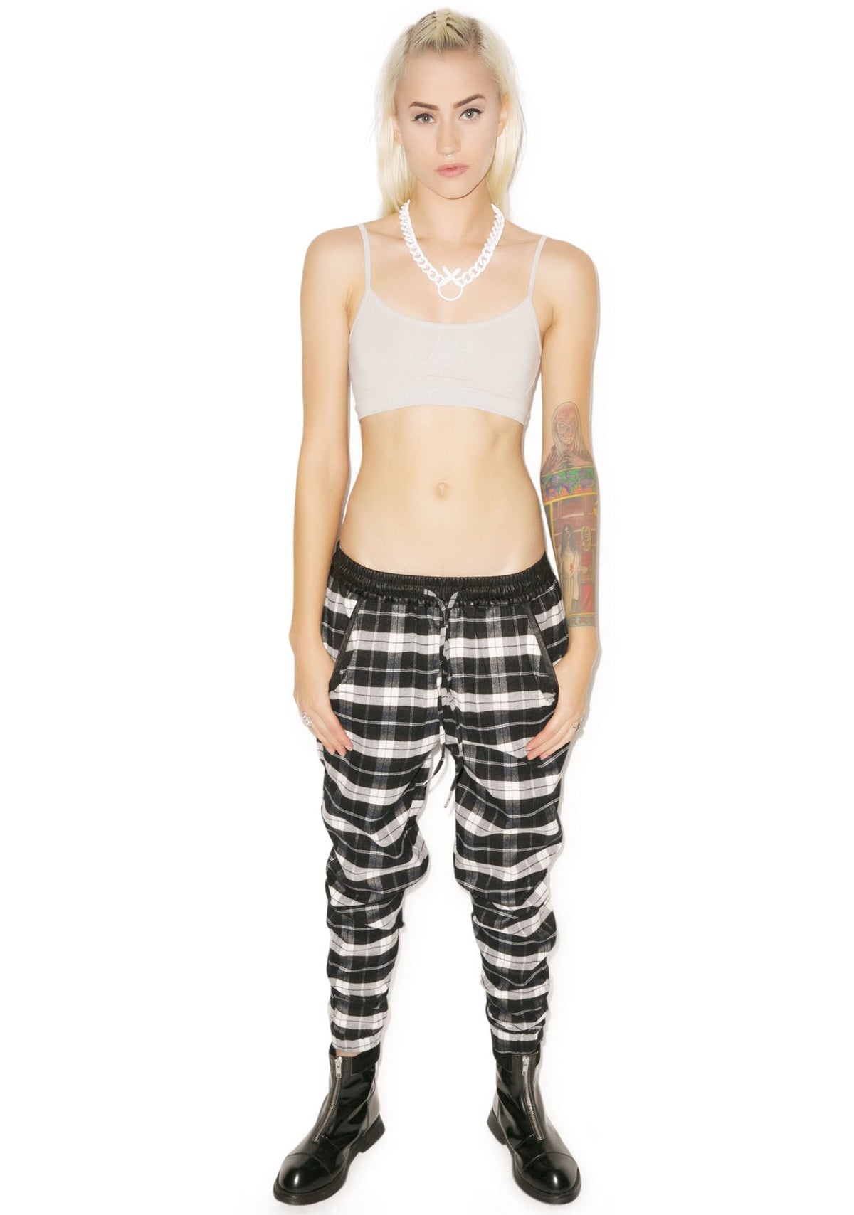 Twerk Hard Bralette - White
