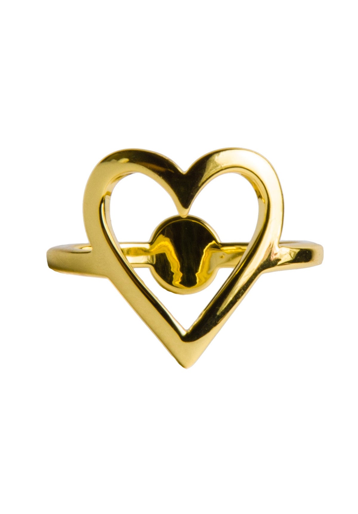 Love Heart Ring - Gold