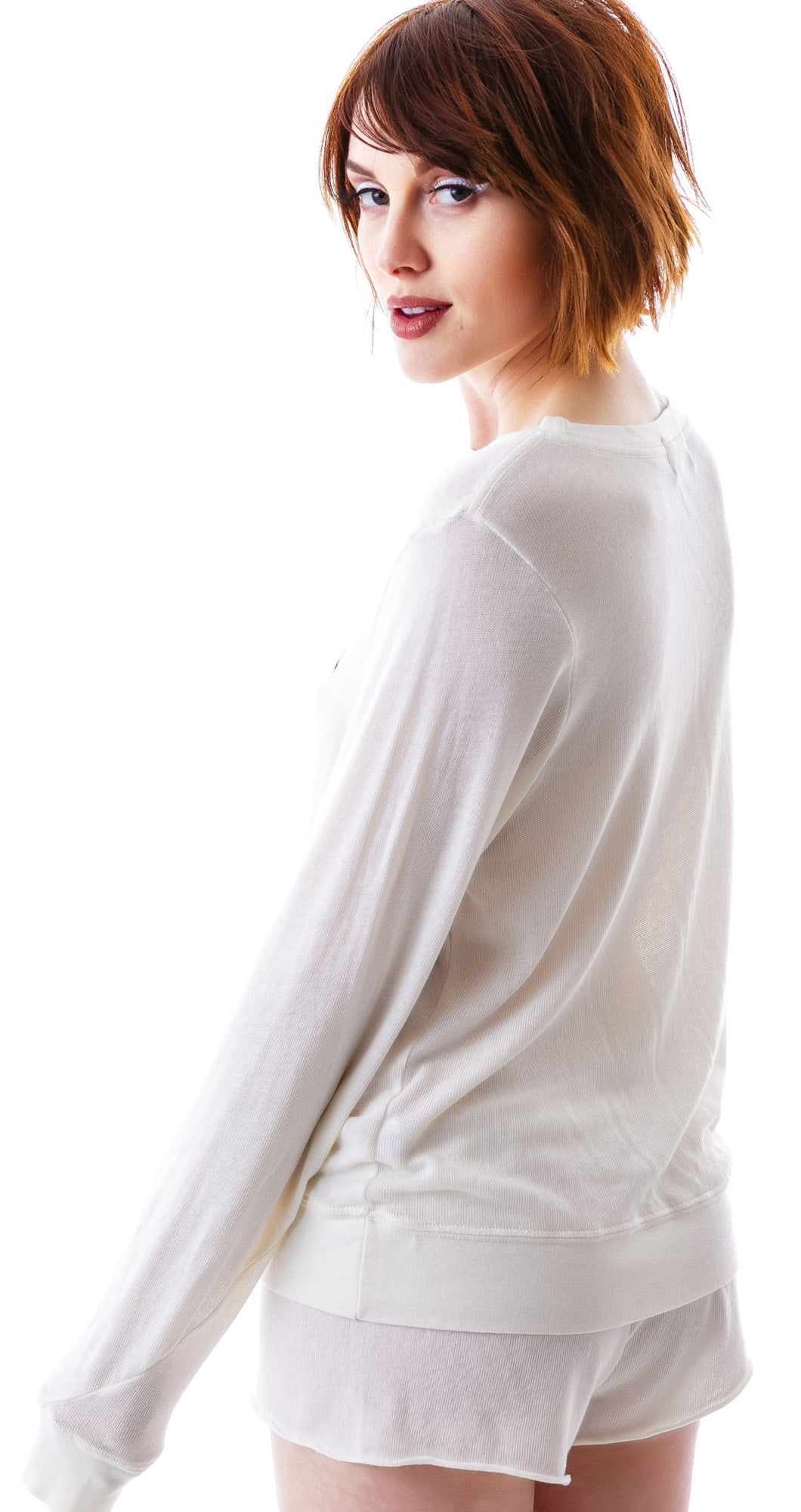 Unicorn Baggy Beach Jumper - Light Orange