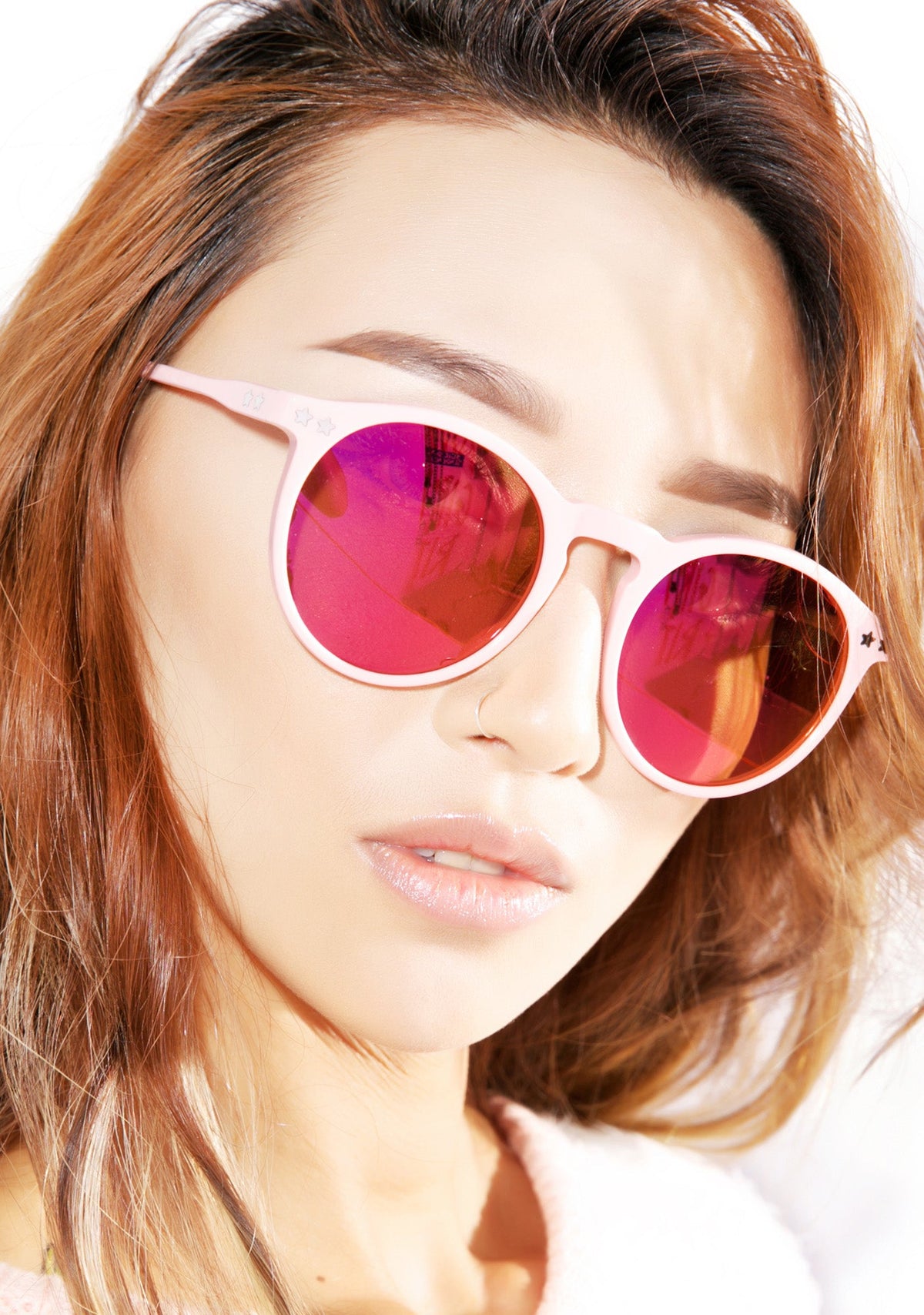 Steff Deluxe Frame Sunglasses - Red