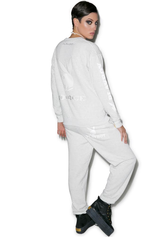 Joyrich X Playboy Knit Crew - Gray