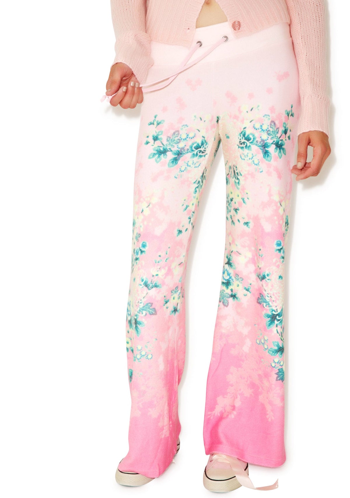 Electric Kimino Baggy Beach Pants - Light Purple