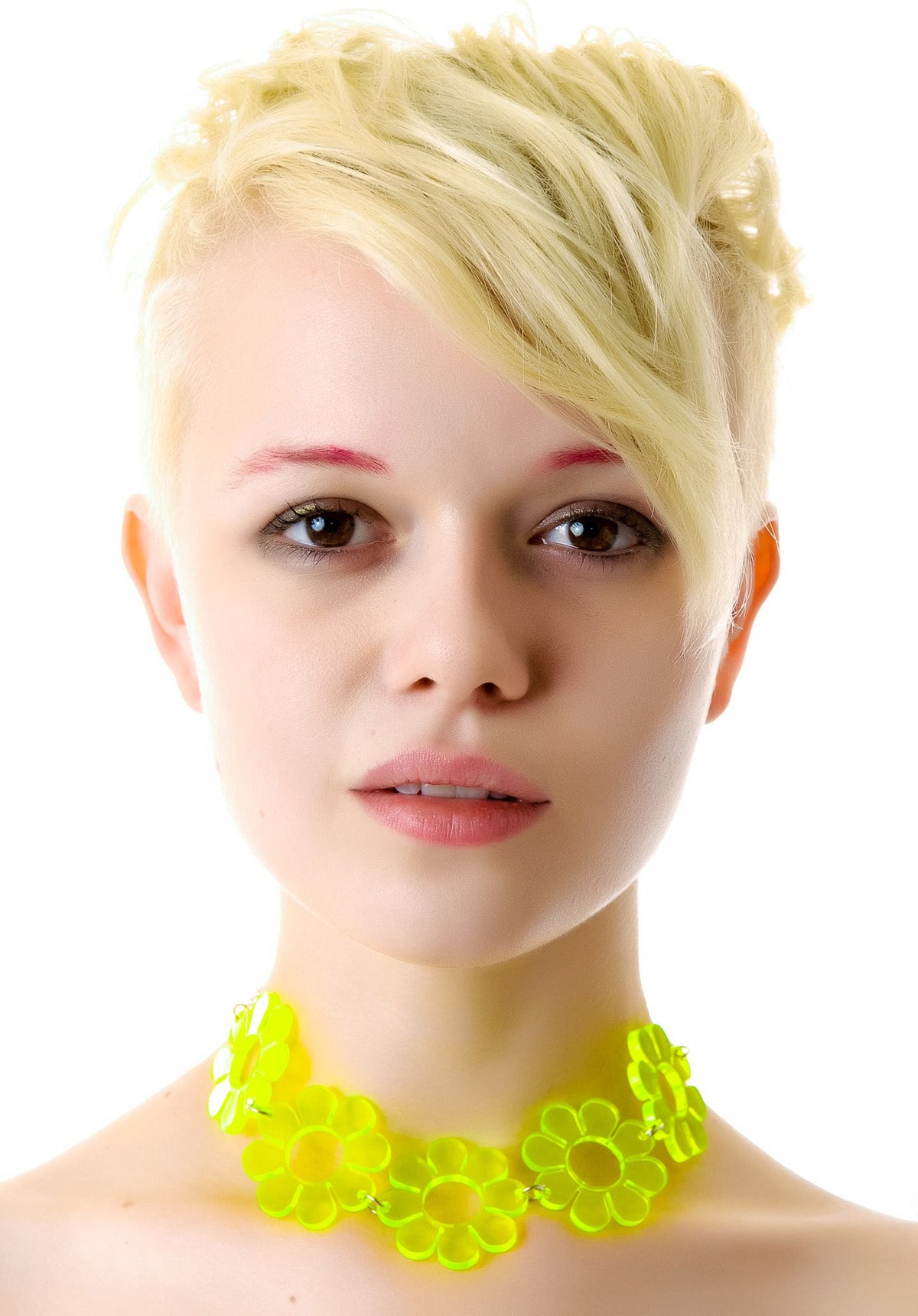 Flower Power Necklace - Green