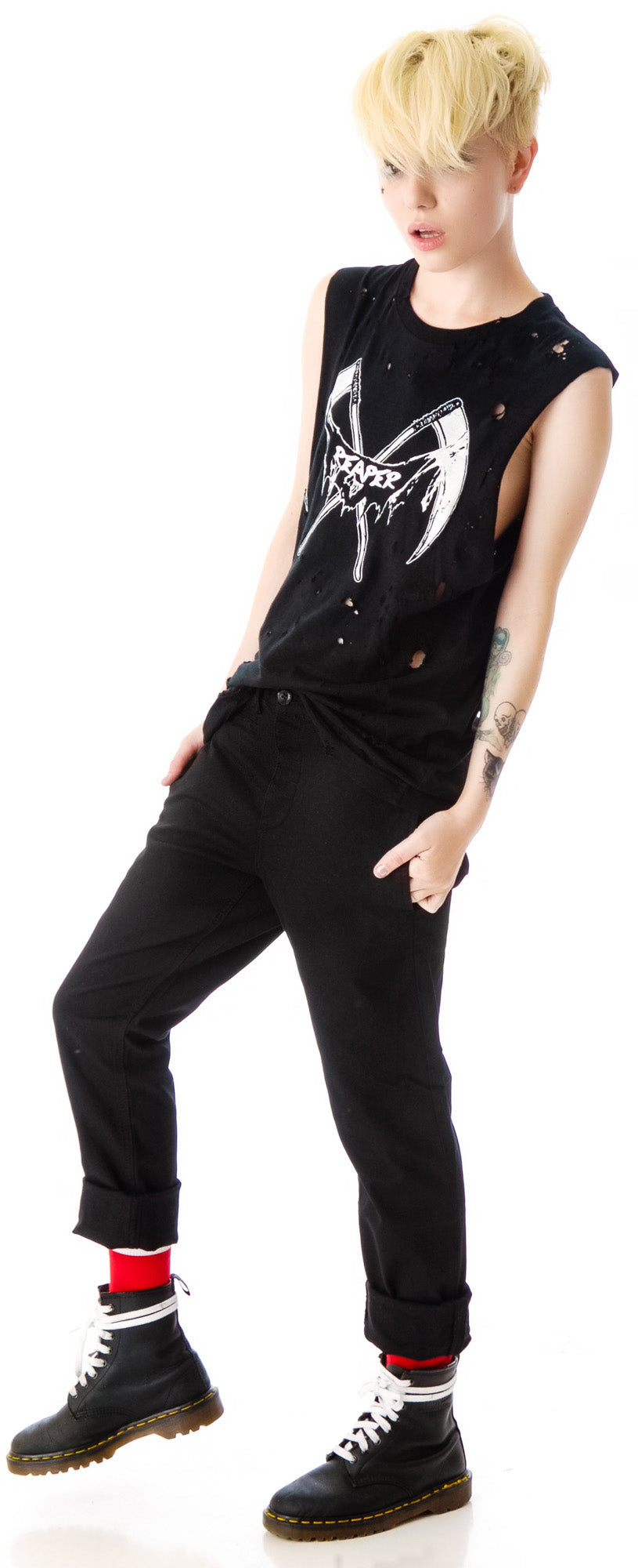Reaper Destroyed Muscle Tank - Black