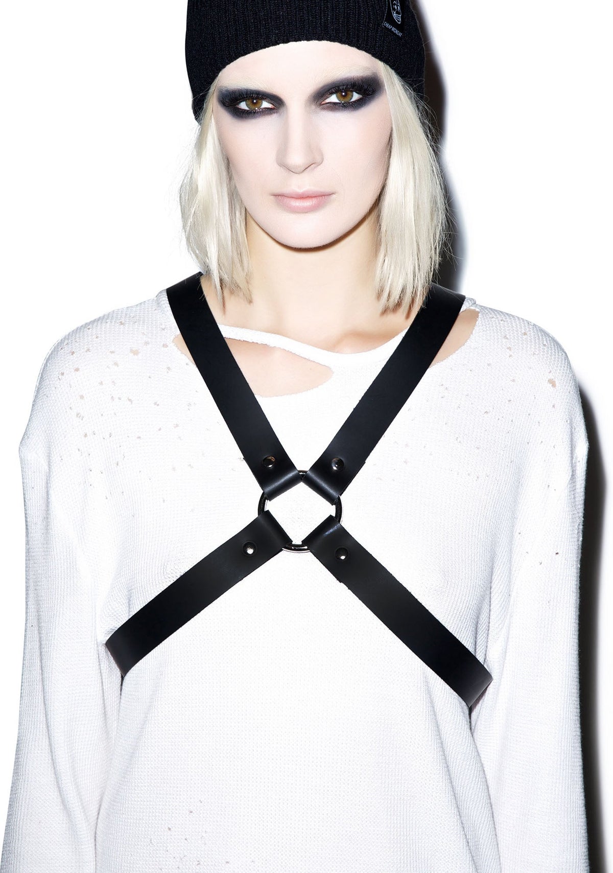 Crossed Out Harness - Black