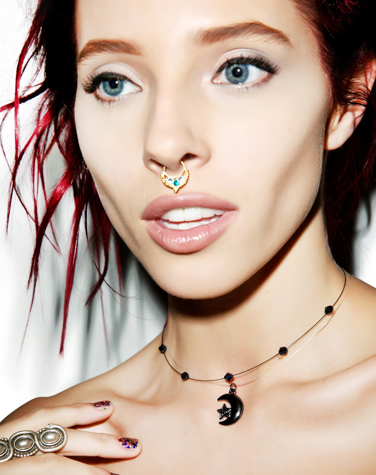 The Dark Crystal Choker - White