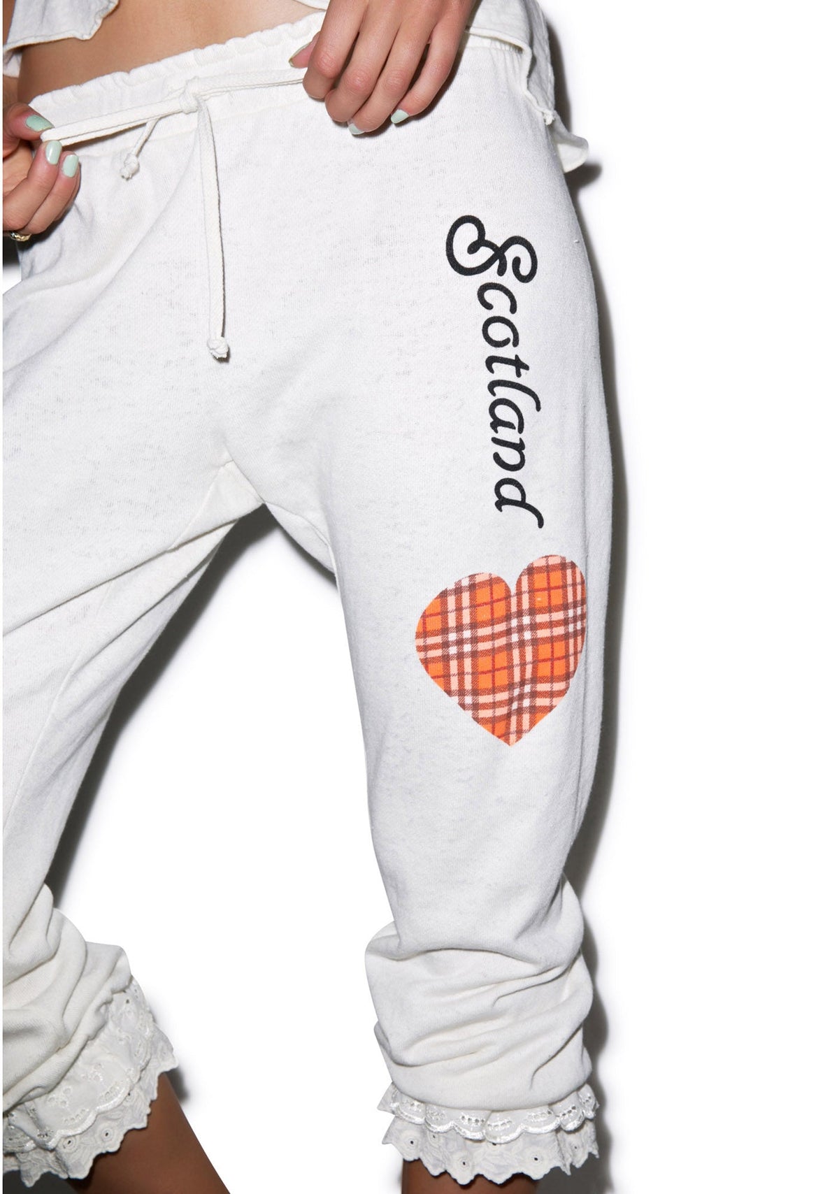My Scottish Heart Bottoms - White