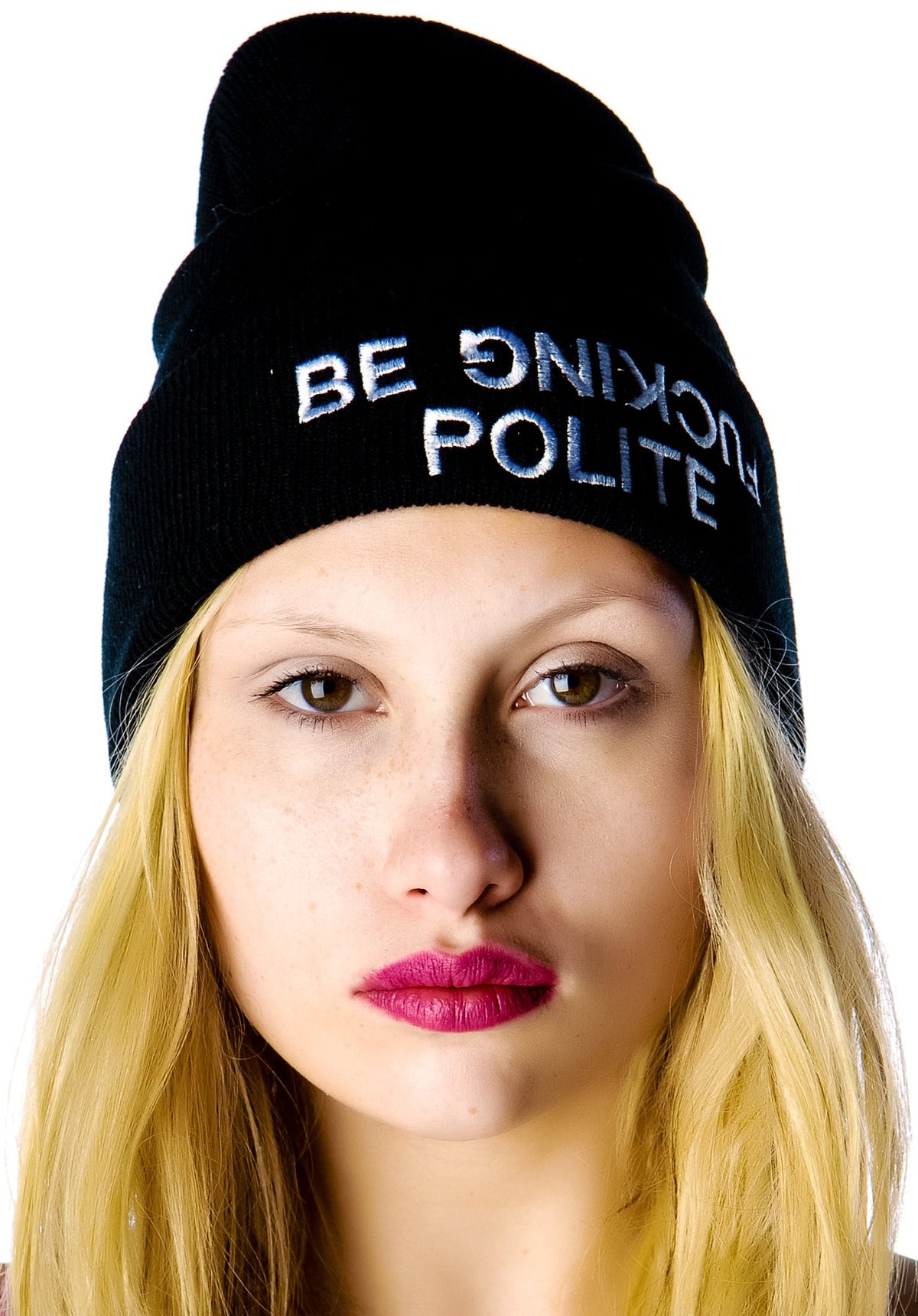 x Belle of the Brawl Polite Beanie - Pink