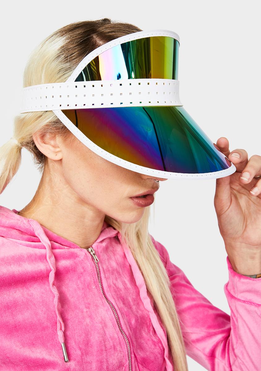 No Pictures Please Iridescent Visor