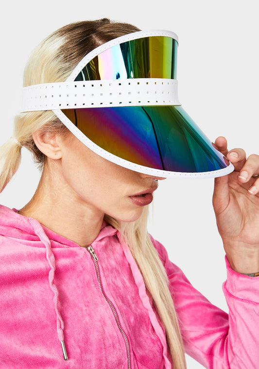 No Pictures Please Iridescent Visor