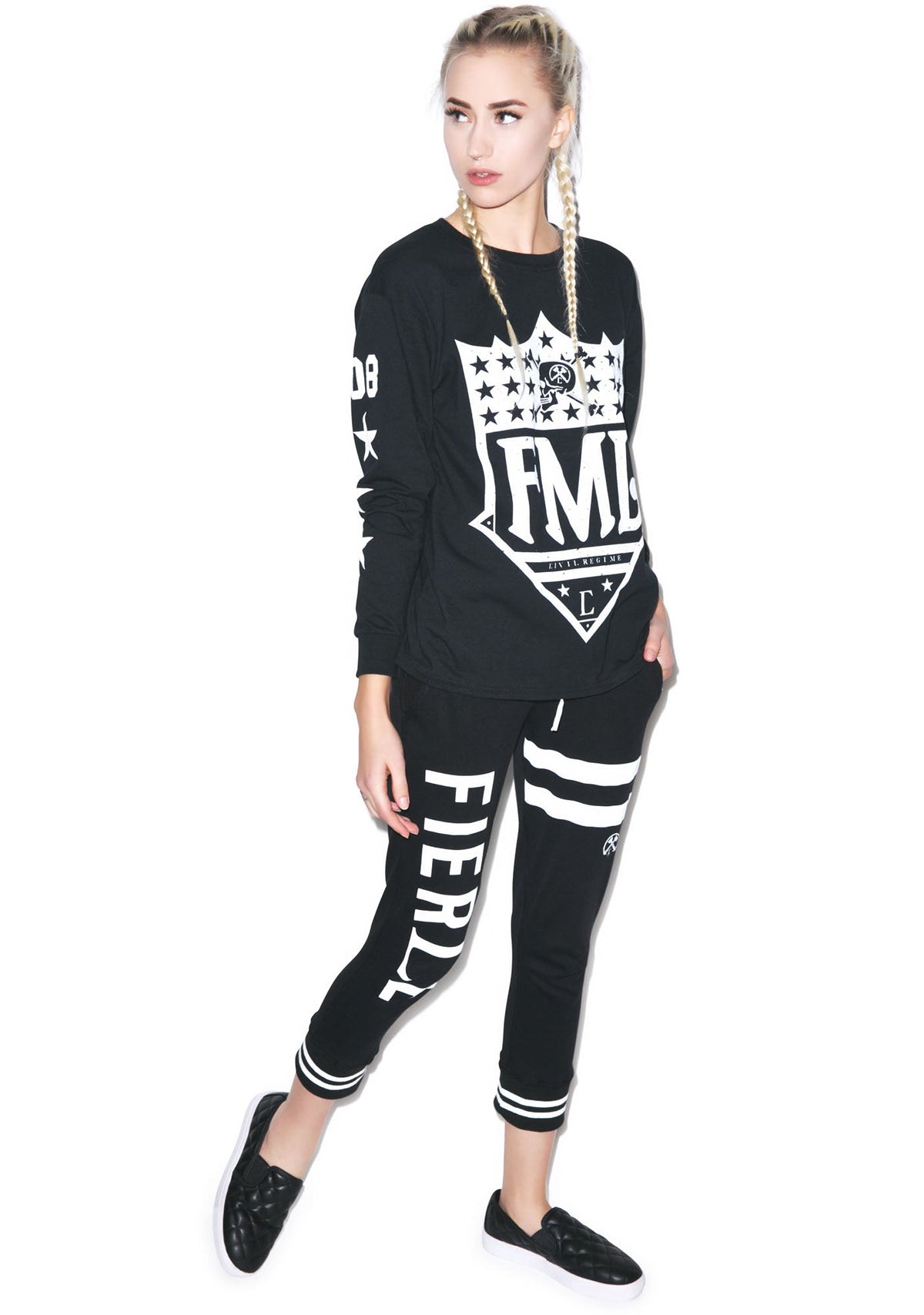 Fierce Capri Runners - Black