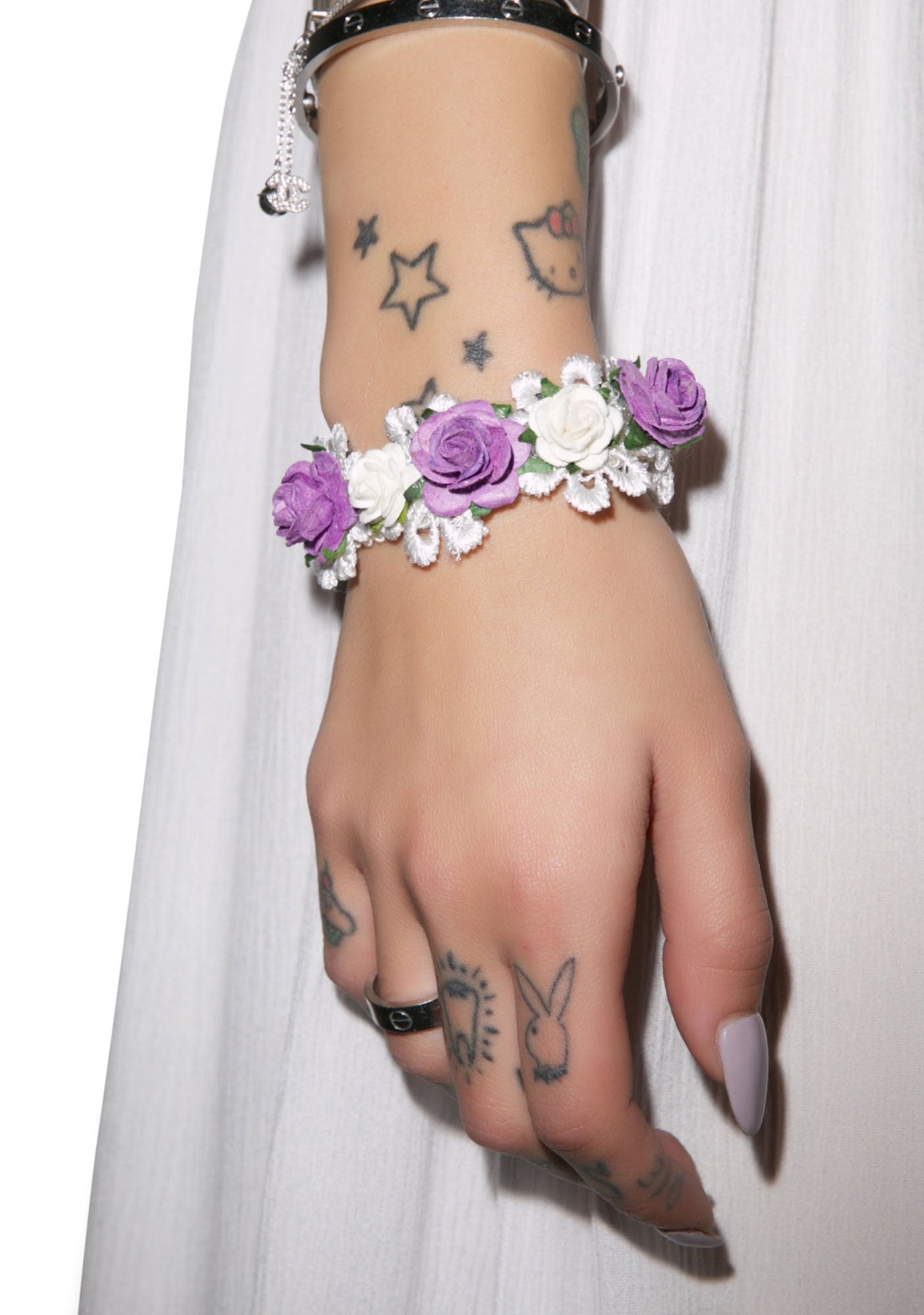 Wild Roses Bracelet - Purple