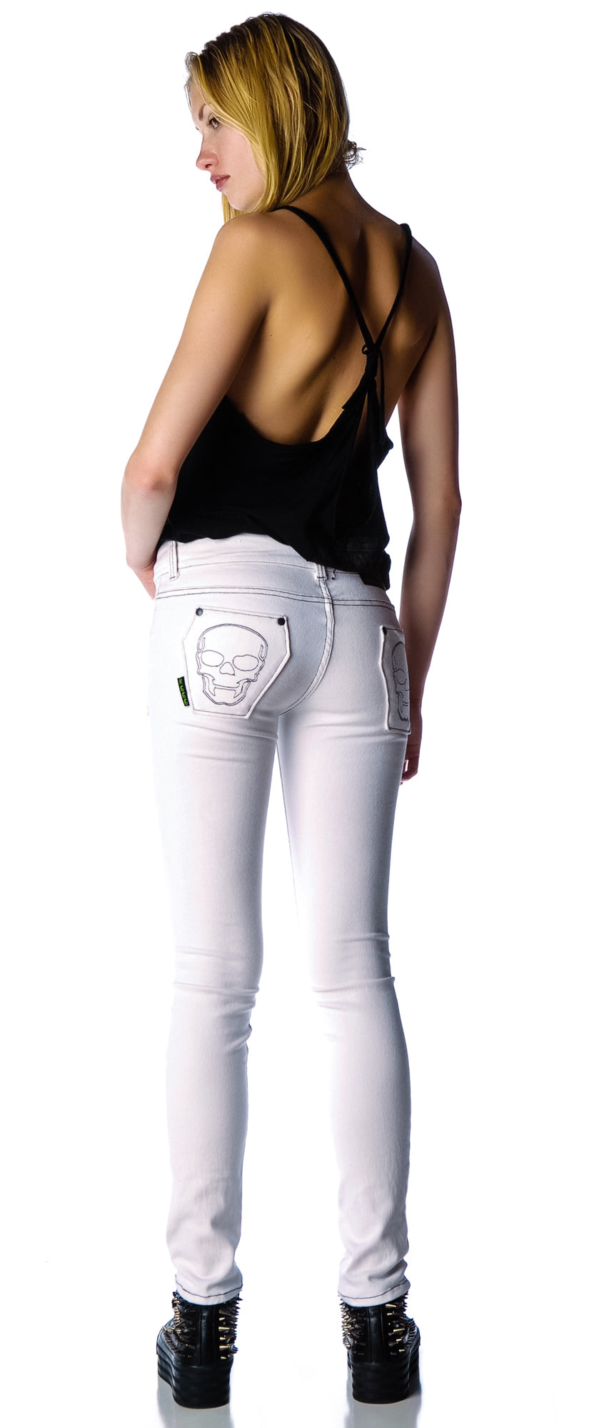 Skelebone Jeans - Black