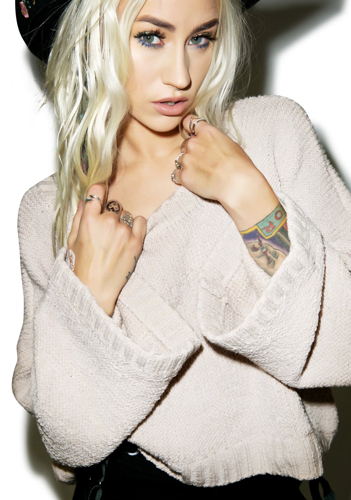Dreamweaver Hand Knit Sweater - Light Brown