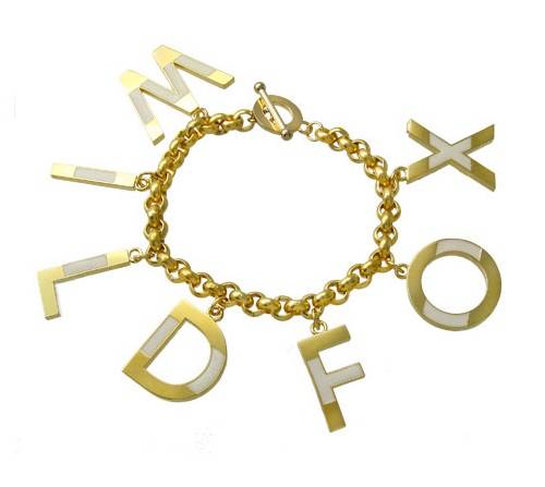 Letter Bracelet - Gold