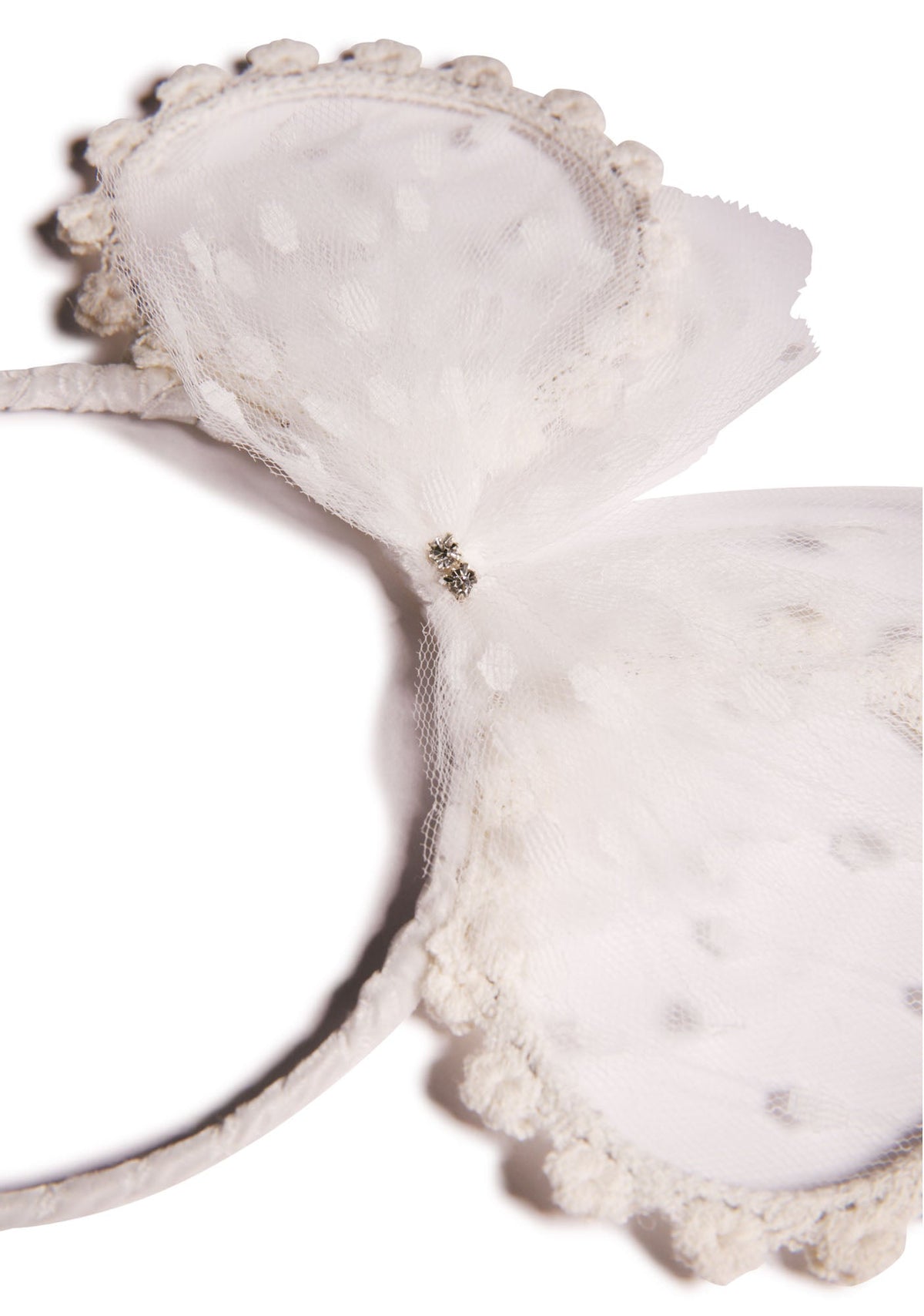 Babe-y Bear Headband - White