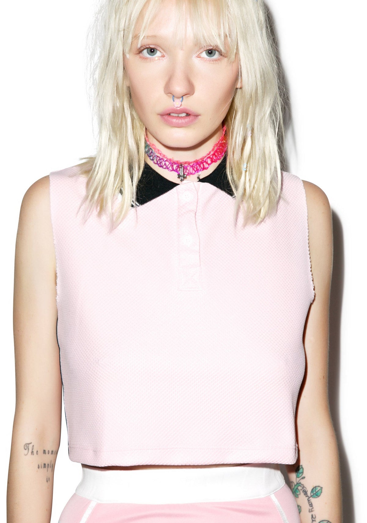 Mami Sleeveless Top - White