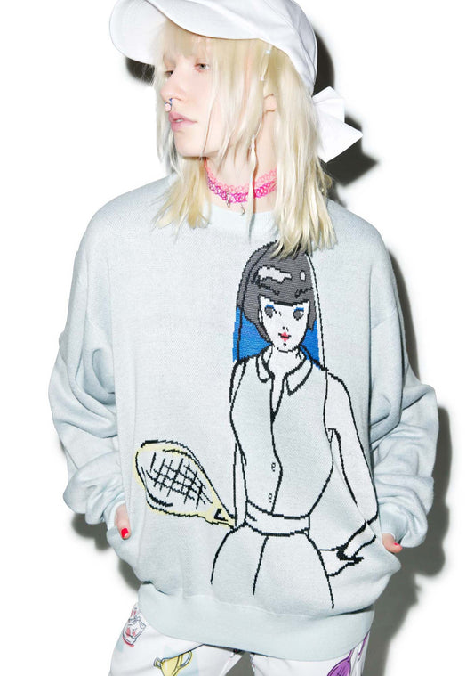 40Love Knit Crew - Light Pink