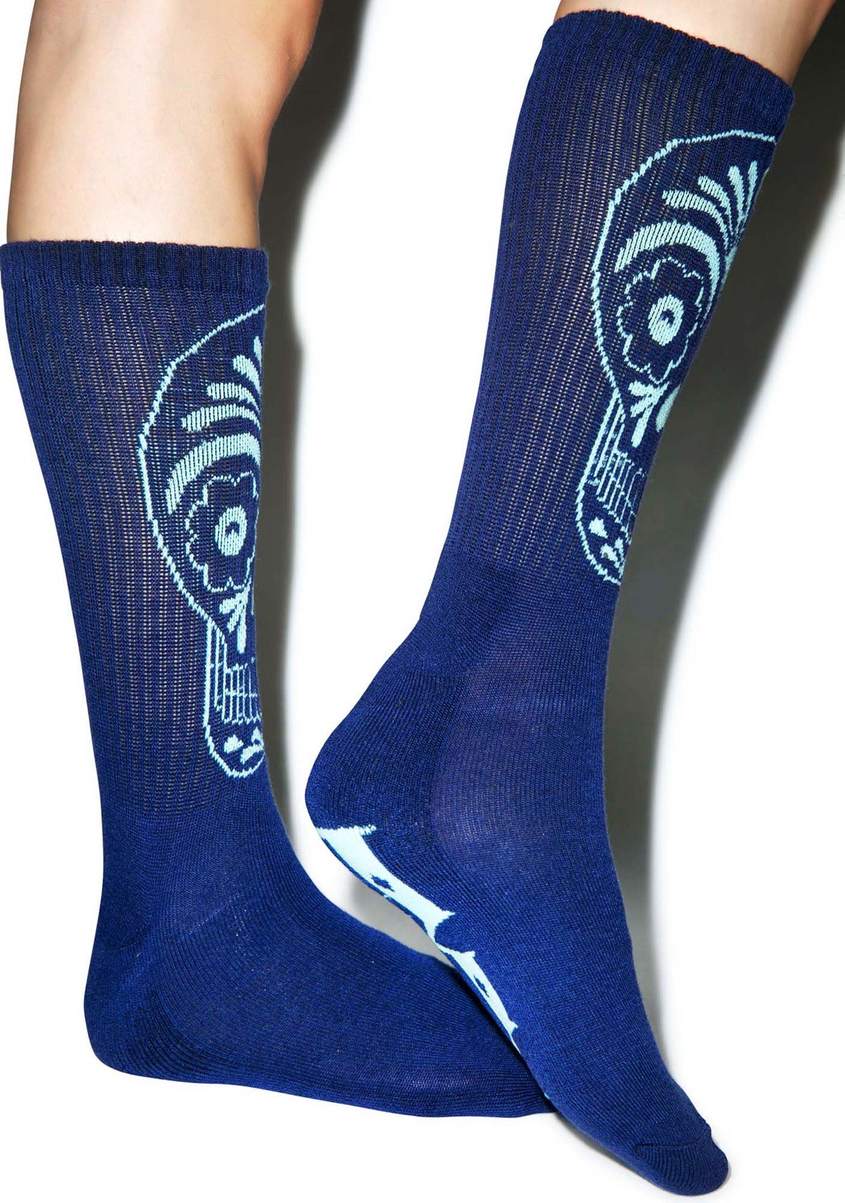 Muertos Socks - Light Blue