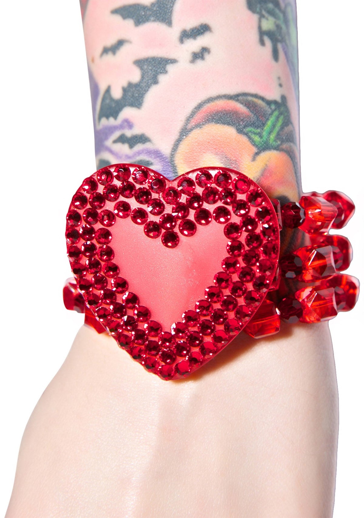 Electric Heart Bracelet - Light Brown
