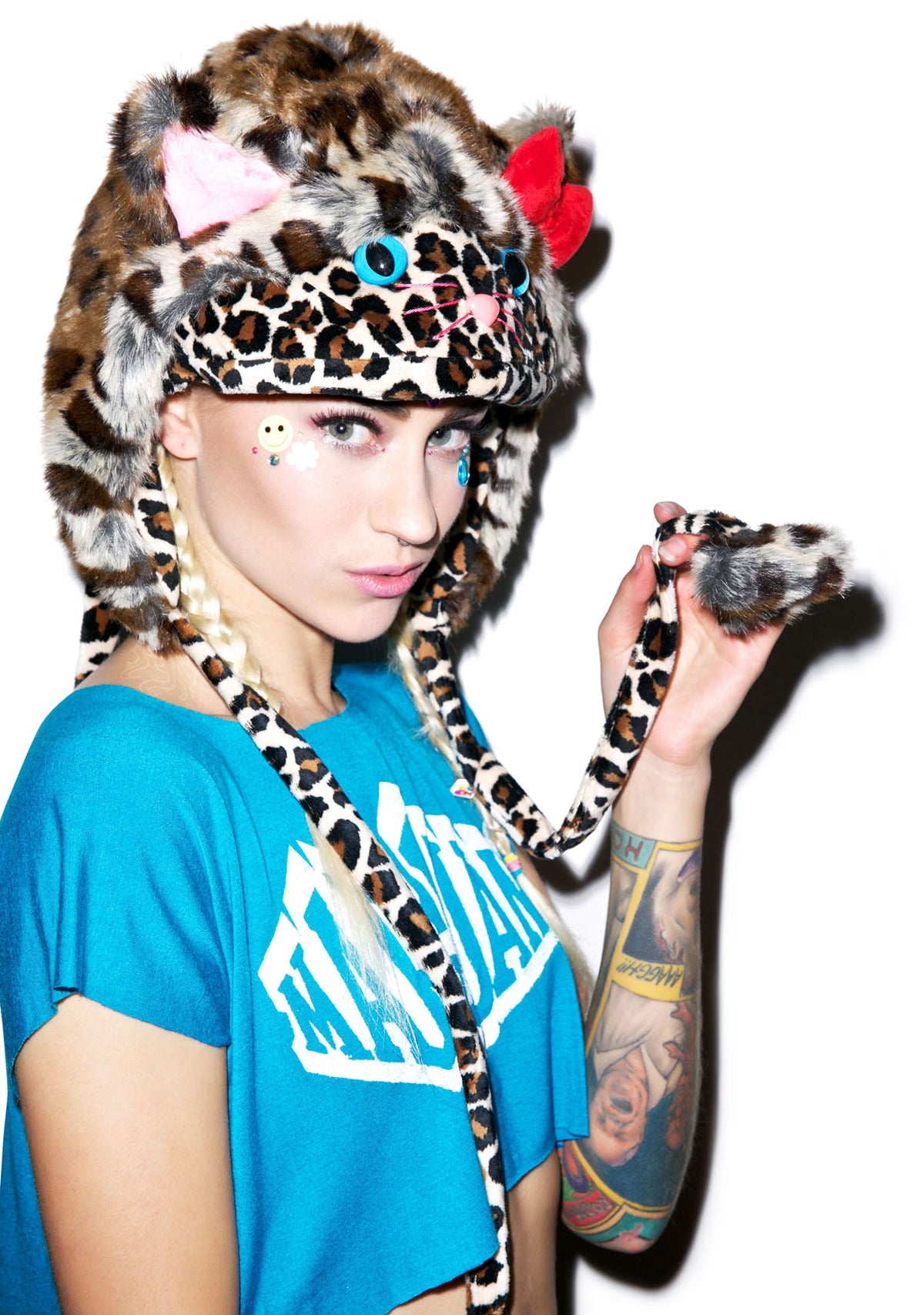 Lil Bub Cat Hood - Leopard