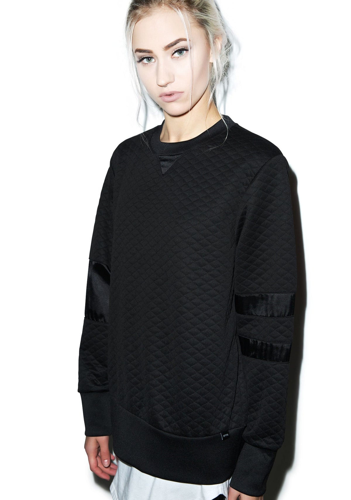 Call Me Quilted Pullover - Off White
