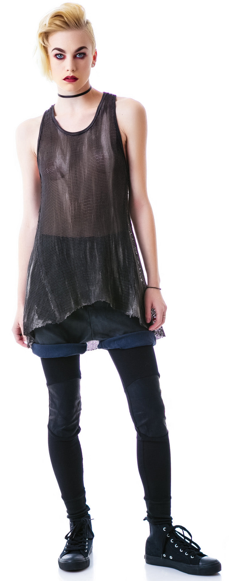Industrial Mesh Tank - Black