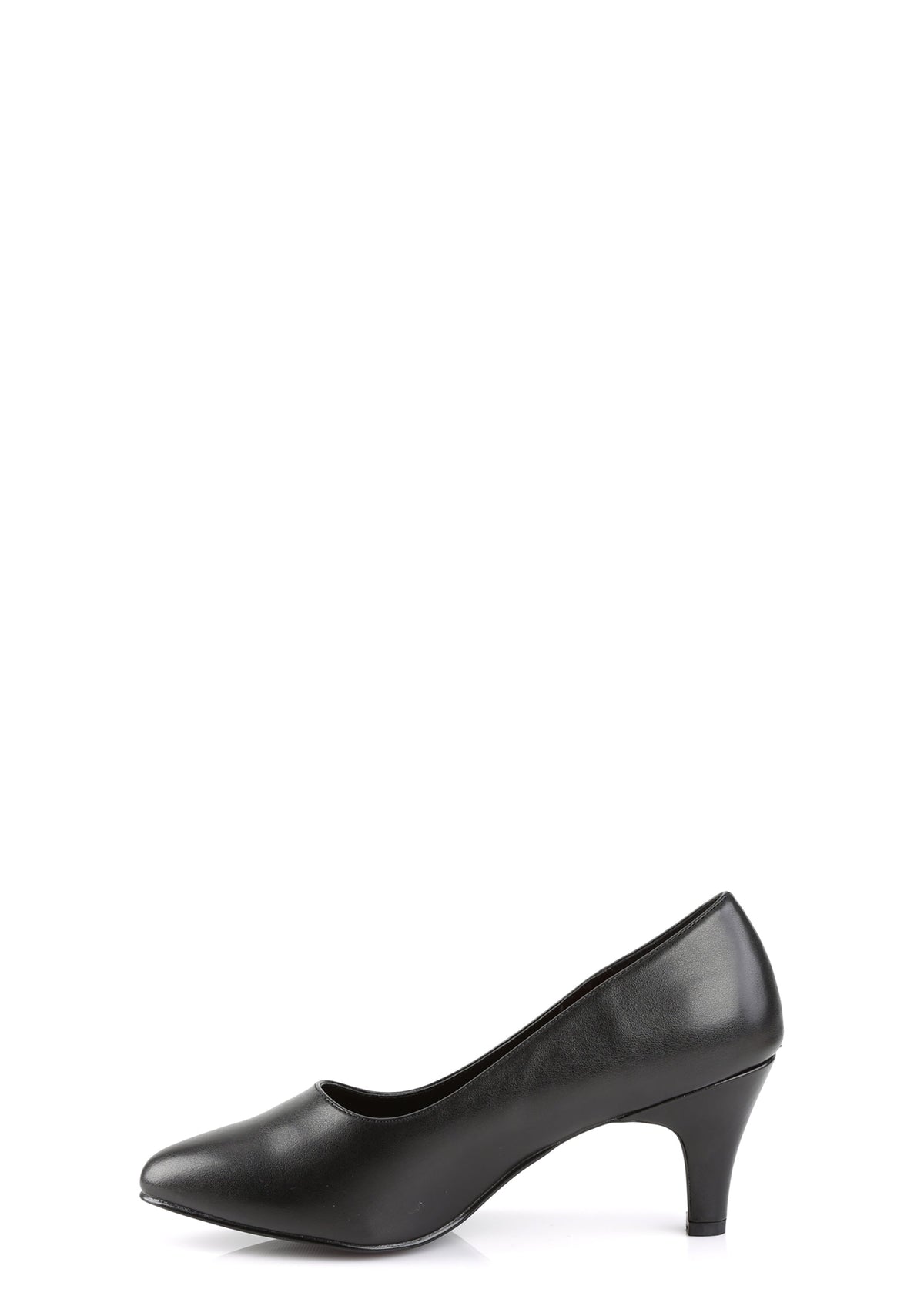 Divine-420 Classic Pump-Black PU
