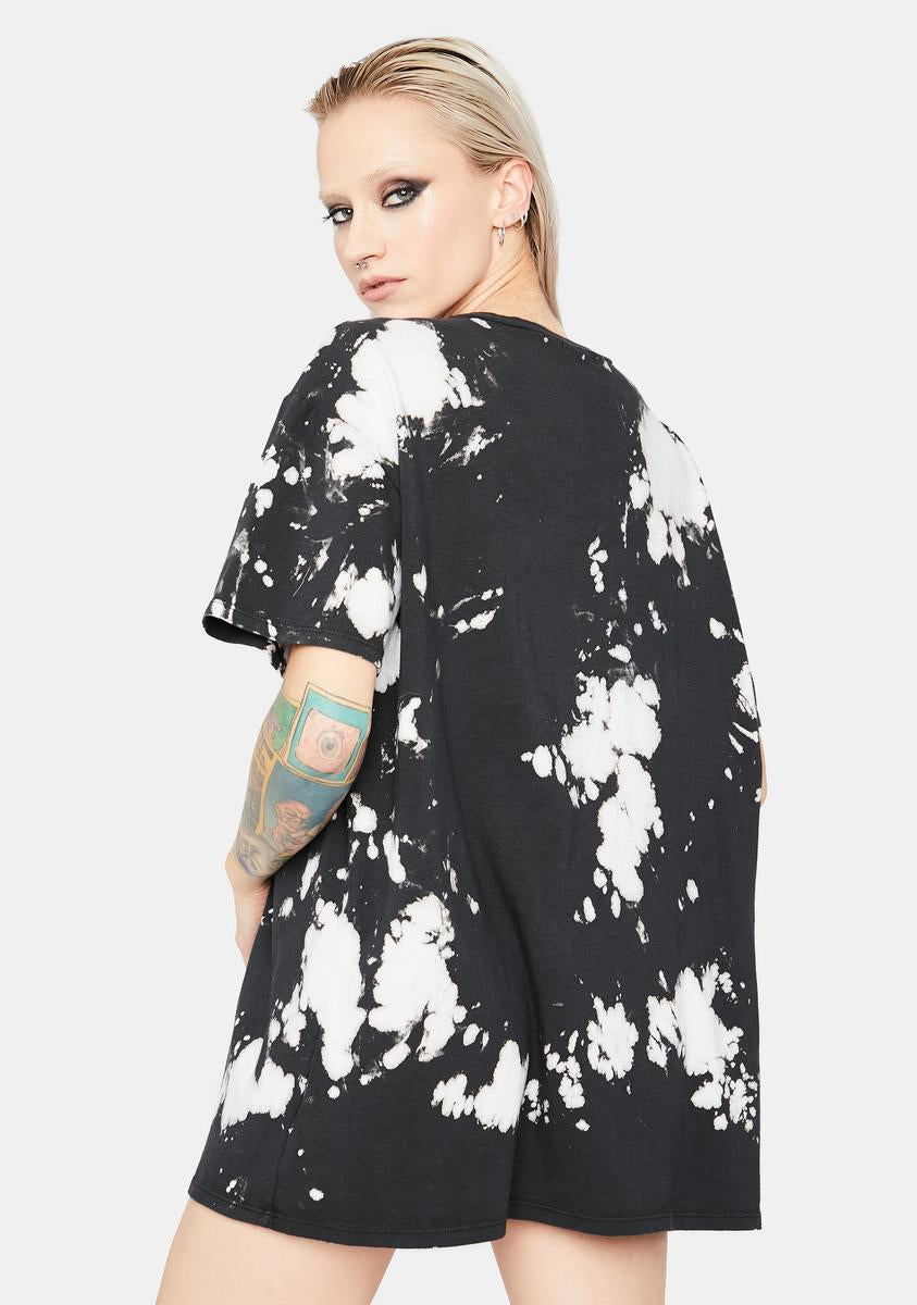 Bliss Life On Earth Tie Dye Oversized T Shirt