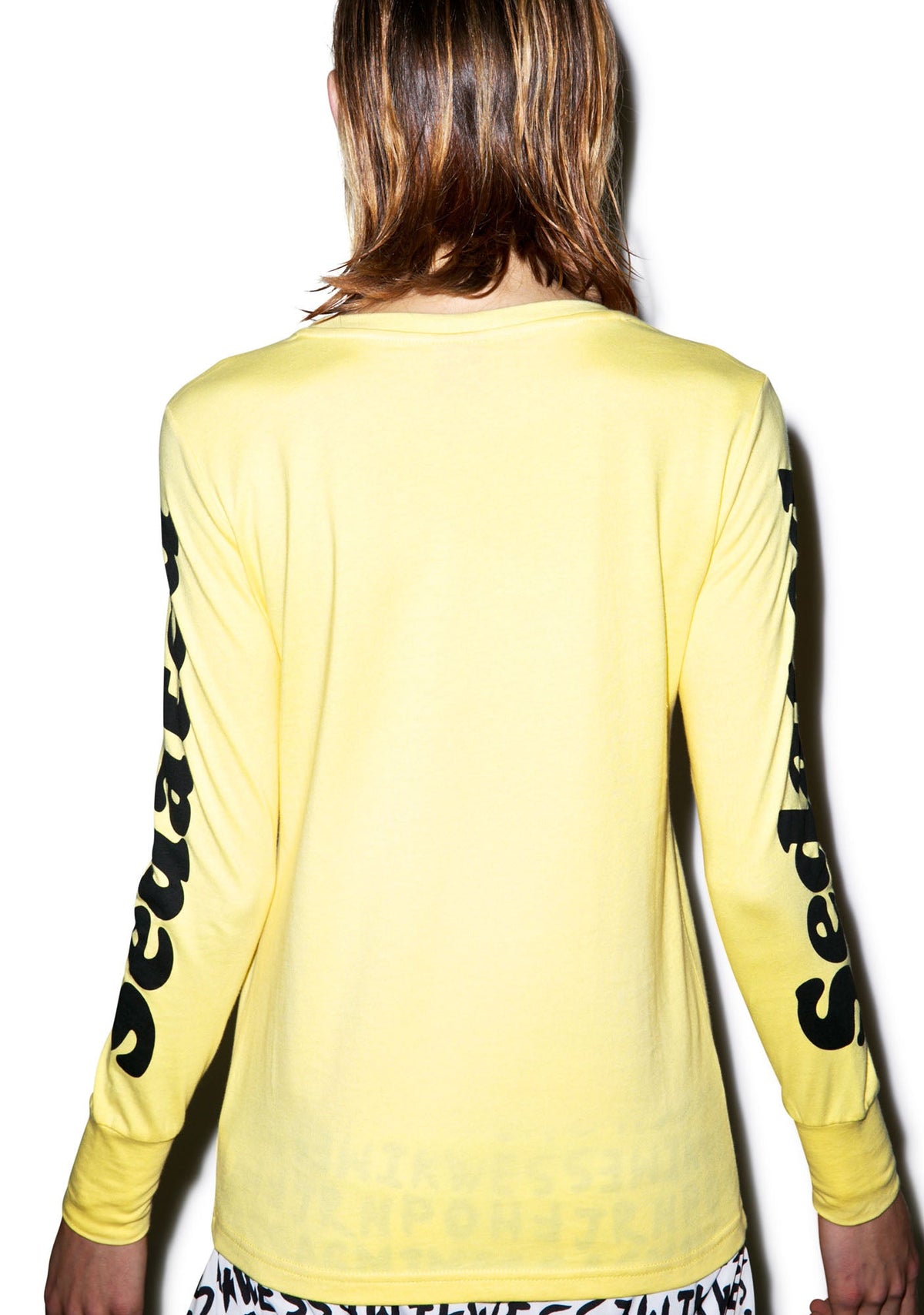 Sedated Long Sleeve Tee - Yellow