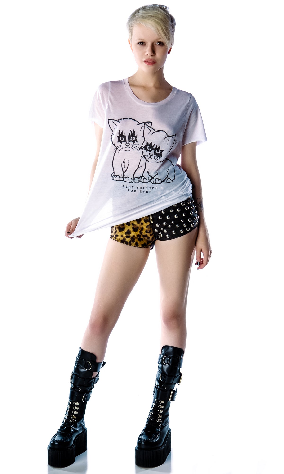 Best Friends For Ever Tee - Black