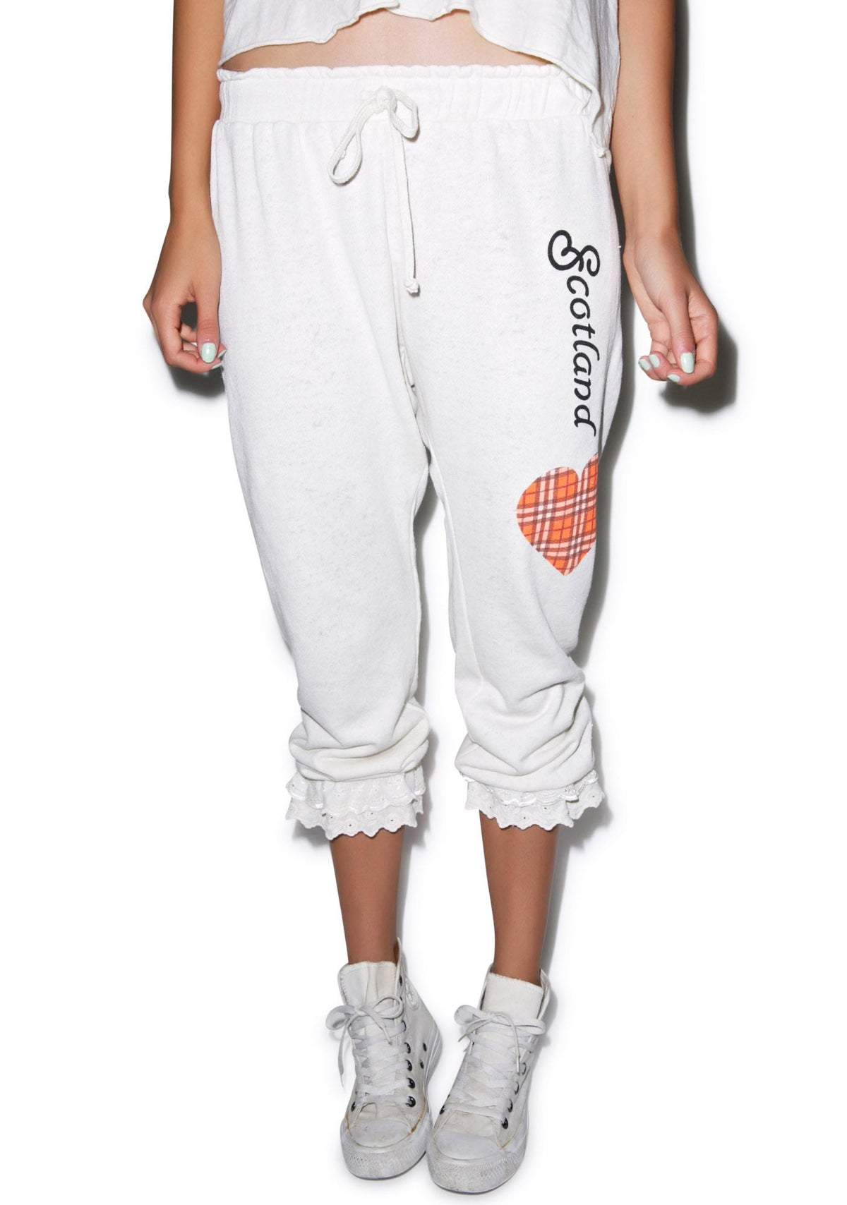 My Scottish Heart Bottoms - White