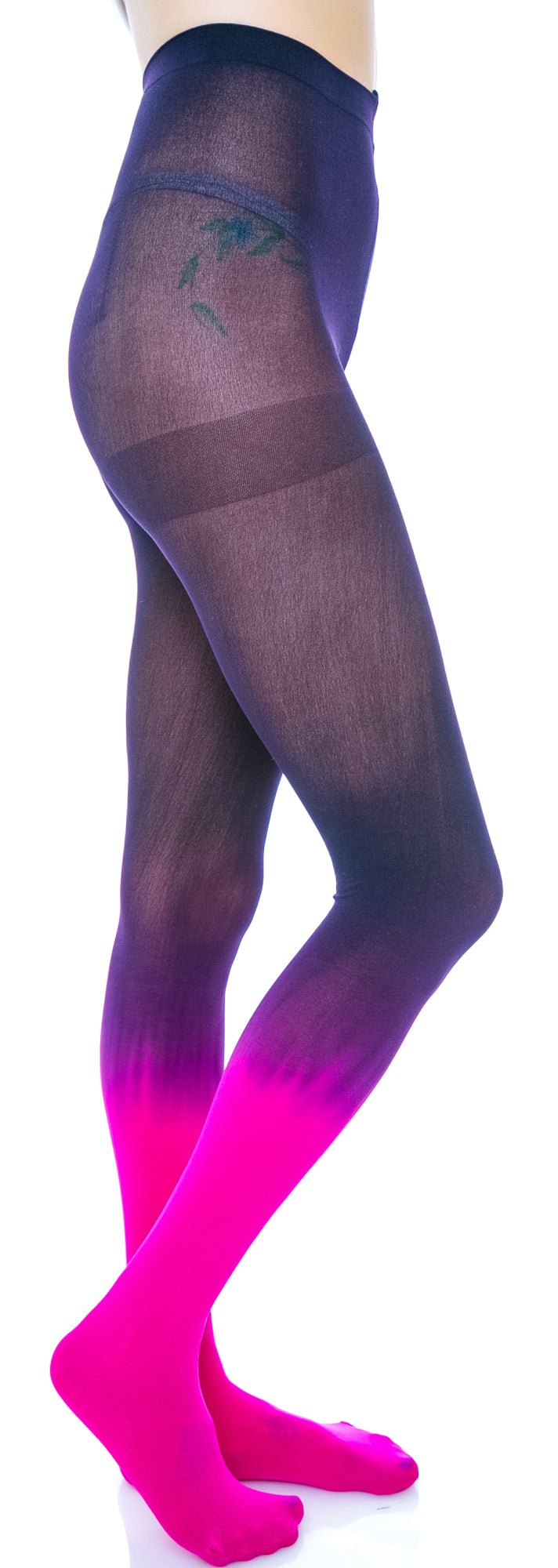 Come Fade Away Ombre Tights - Black