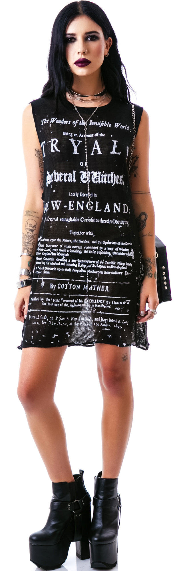Witch Tryal Top - Black
