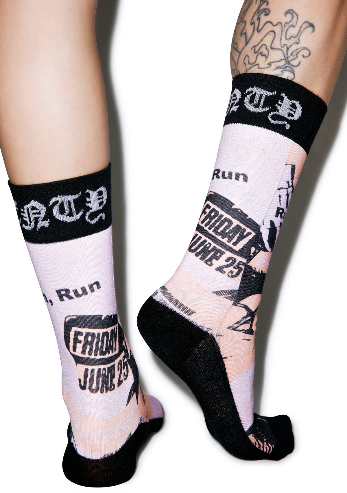 Most Wanted Crew Socks - Blue