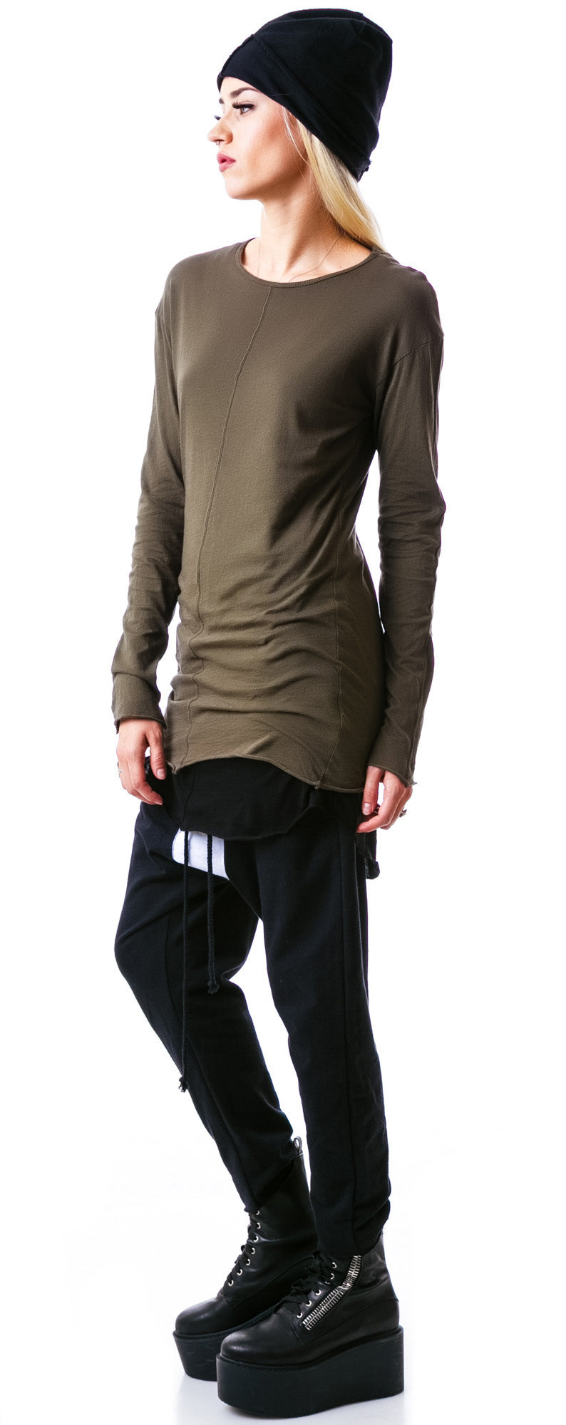Knomad Long Sleeve Crew - Dark Green