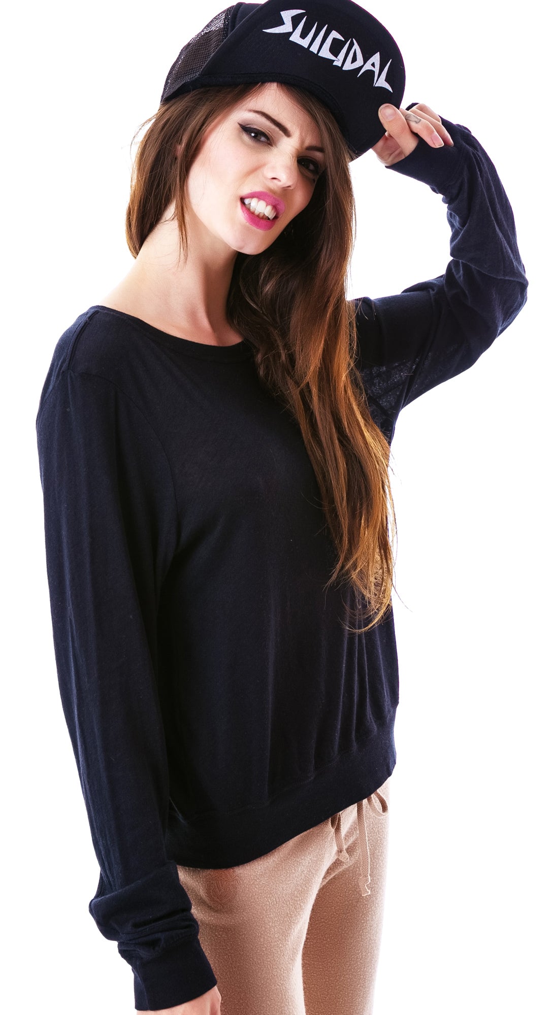 Essentials Baggy Beach Jumper - Light Brown