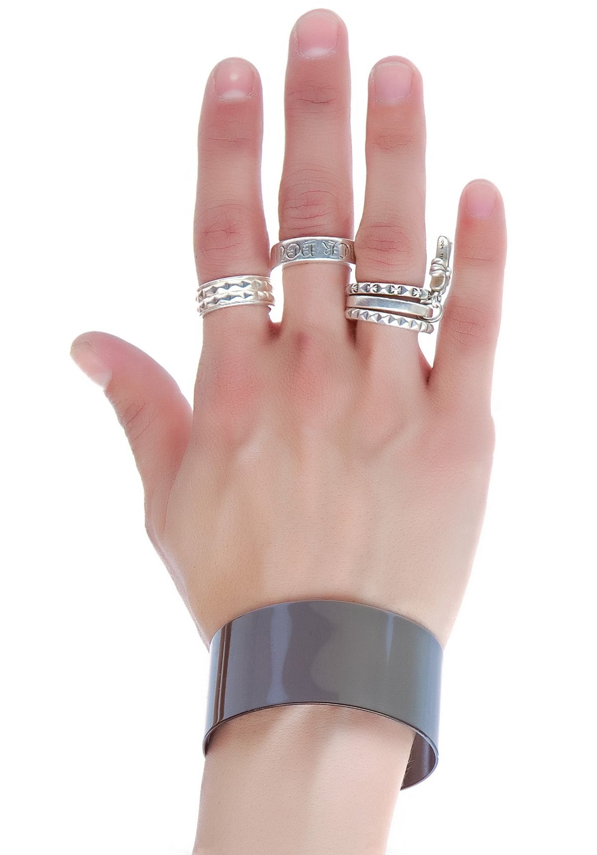Short Plain Cuff - Black