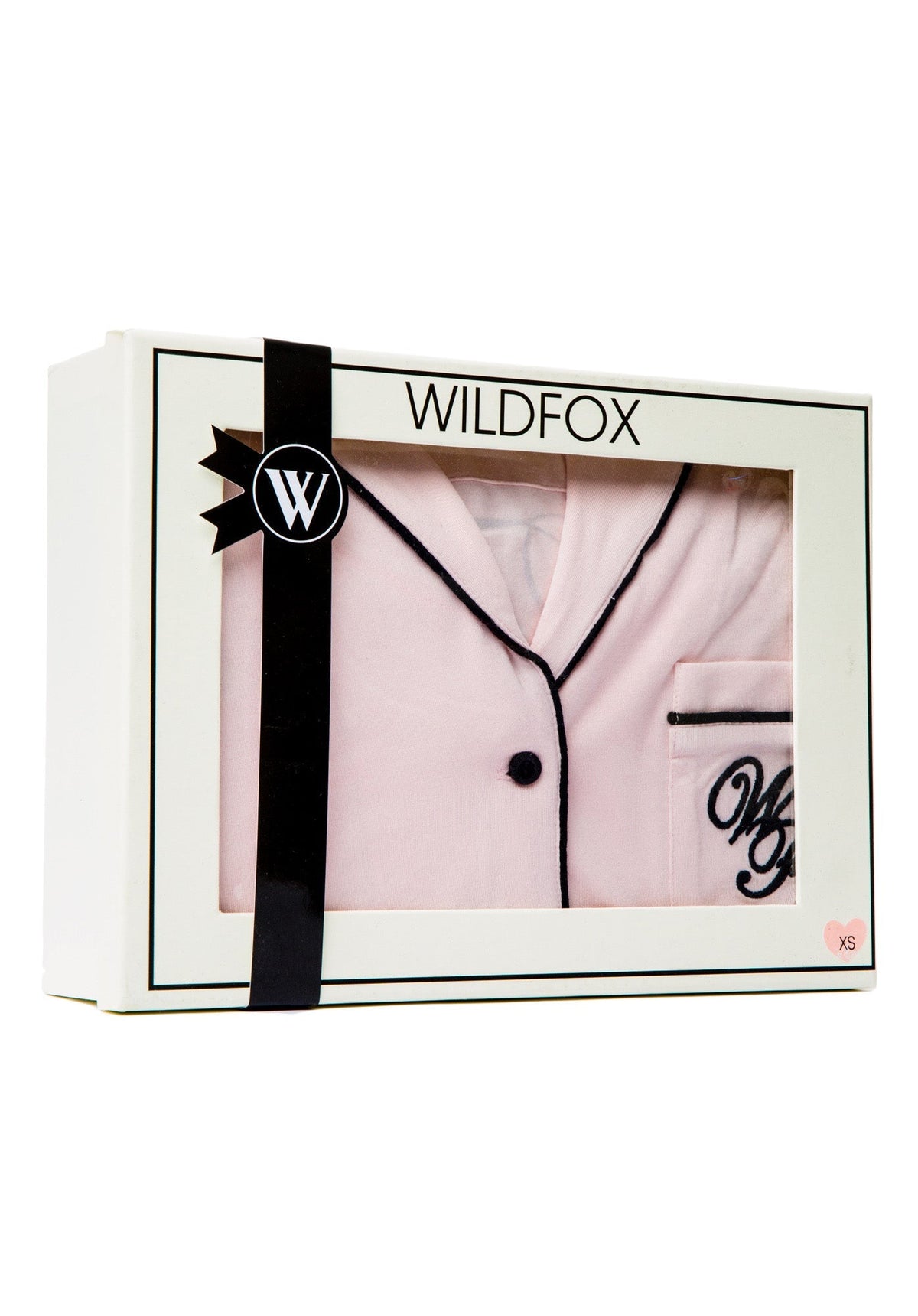 Je T'aime Classic PJ Set - Black