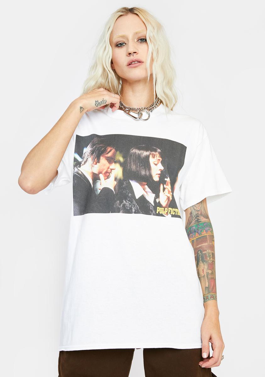 Pulp Fiction Graphic Tee - White