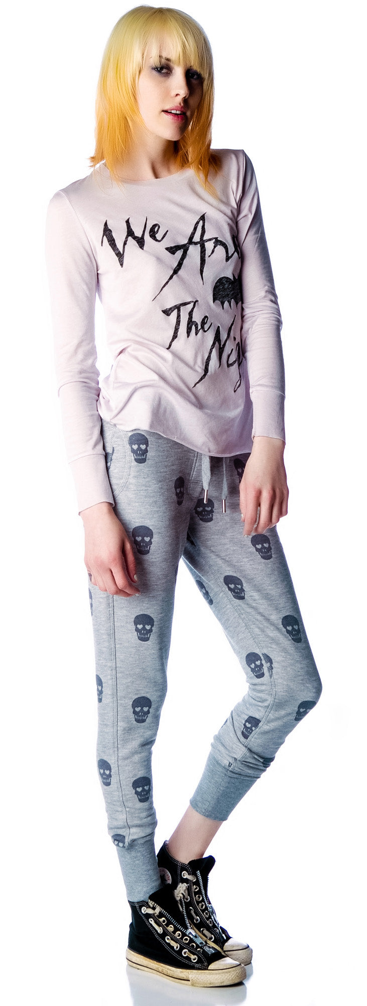 Skull Sweatpants - Black