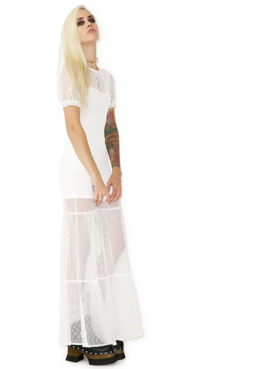 Lil Darlin Maxi Dress - White