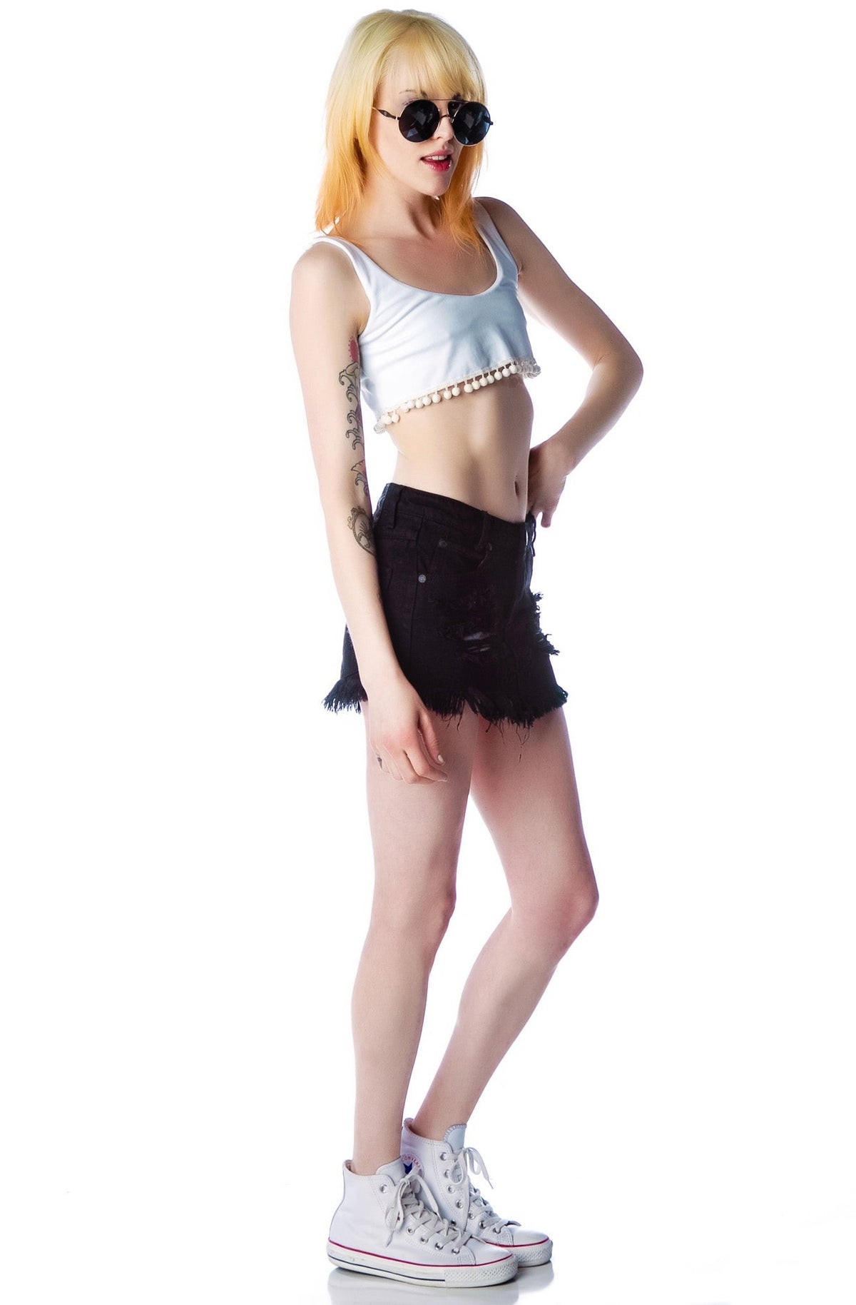 Jax Mini Skirt - Light Blue