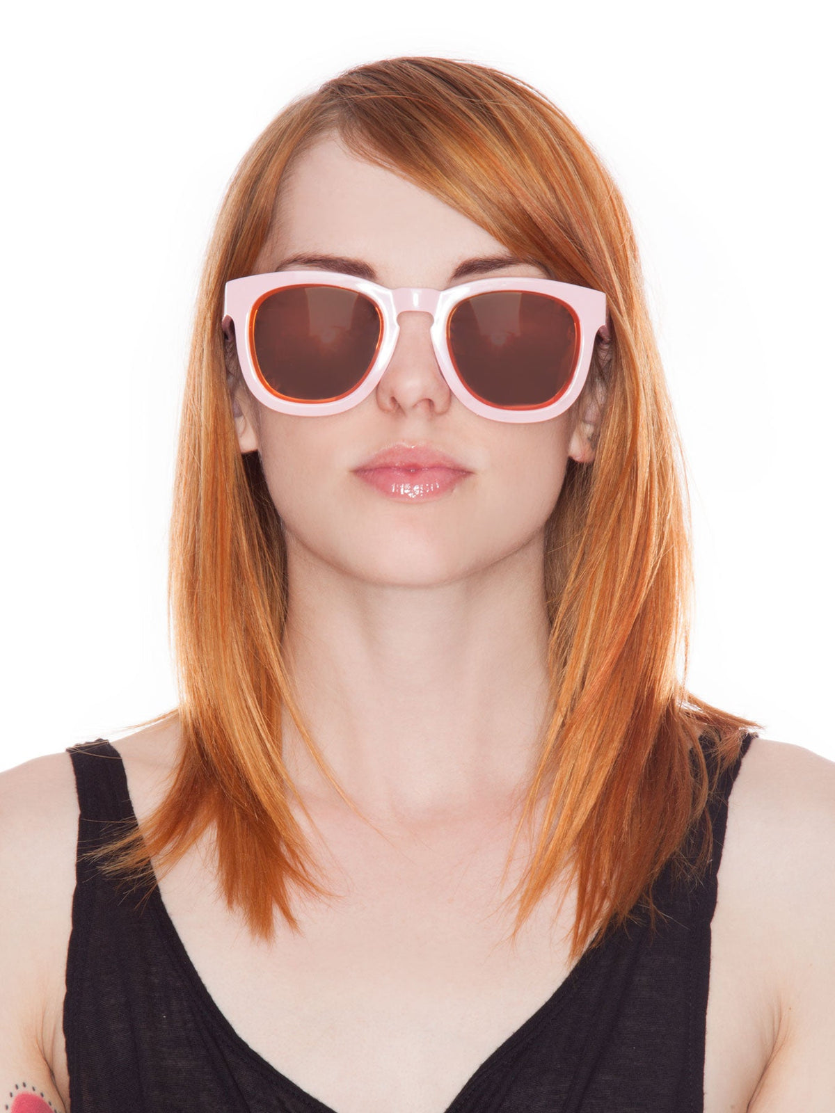 Classic Fox Mirror Sunglasses - Black
